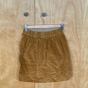 Brown Corduroy Skirt